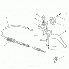 FLHT 1DDV ELECTRA GLIDE STANDARD (1999) Привод управления сцеплением