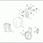 FLHT 1DDV ELECTRA GLIDE STANDARD (1999) Клаксон