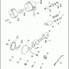 FXST 1BHL SOFTAIL STANDARD (1999) REAR TURN SIGNALS