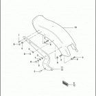 FXST 1BHL SOFTAIL STANDARD (1999) REAR FENDER & SUPPORTS - FXST, FXSTC, FXSTS & FXSTB