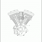 FXST 1BHL SOFTAIL STANDARD (1999) ENGINE ASSEMBLY - COMPLETE