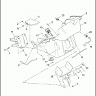 FLTR 1FPV ROAD GLIDE (1999) INNER FAIRING - FLTR
