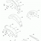 FXDS-CONV GGVX Dyna Glide Convertible (1999) FRONT & REAR FENDER & REAR FENDER COVERS