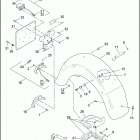 FLHT 1DDV ELECTRA GLIDE STANDARD (1999) Задний бампер