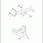 FXST 1BHL SOFTAIL STANDARD (1999) REAR BELT GUARD
