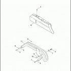FXR3 1ETL CVO DYNA SUPER GLIDE (1999) REAR BELT GUARD