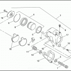 FLHT 1DDV ELECTRA GLIDE STANDARD (1999) Передний суппорт