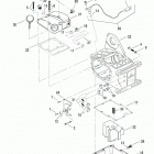 FXDS-CONV GGVX Dyna Glide Convertible (1999) TRANSMISSION HOUSING & OIL TANK