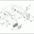 FLHT 1DDV ELECTRA GLIDE STANDARD (1999) Задний суппорт
