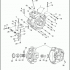 FXR2 1ESL CVO DYNA SUPER GLIDE (1999) Картер двигателя