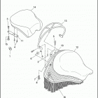 FLSTS 1BRL HERITAGE SPRINGER (1999) SEAT - FLSTS