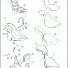 FXST 1BHL SOFTAIL STANDARD (1999) SEATS & SISSY BARS