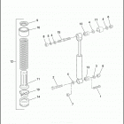 FXD 1GHV DYNA SUPER GLIDE (1999) SHOCK ABSORBERS - HYDRAULIC