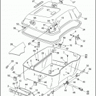 FLHTCI 1FFW ELECTRA GLIDE CLASSIC (1999) LUGGAGE BOX (KING TOUR-PAK)