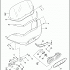 FLTR 1FPV ROAD GLIDE (1999) WINDSHIELD, FAIRING & HEADLAMPS - FLTR