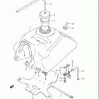 LT160E Quad Runner Топливный бак