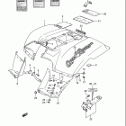 LT160E Quad Runner Rear fender (model l)