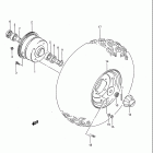 LT160E Quad Runner Переднее колесо