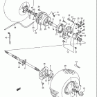 LT160E Quad Runner Заднее колесо