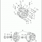 FXD 1GHL DYNA SUPER GLIDE (1998) Картер двигателя