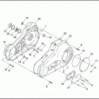 FXD 1GHL DYNA SUPER GLIDE (1998) PRIMARY HOUSING