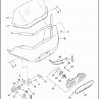 FLTR 1FPL ROAD GLIDE (1998) WINDSHIELD, FAIRING & HEADLAMPS - FLTR