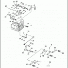 FXSTC 1BKL SOFTAIL CUSTOM (1998) GEAR SHIFTER