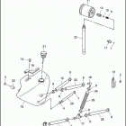 XL883HUG 4CEM SPORTSTER 883 HUGGER (1998) OIL TANK & FILTER