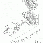 FLHT 1DDL ELECTRA GLIDE STANDARD (1998) Переднее колесо