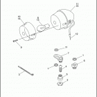 FXSTC 1BKL SOFTAIL CUSTOM (1998) FRONT TURN SIGNALS