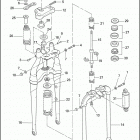 FLSTS 1BRL HERITAGE SPRINGER (1998) FRONT FORK - FLSTS
