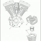 FLHTPI 1FMR ELECTRA GLIDE STANDARD POLICE (1998) ENGINE, CYLINDERS & HEADS - V2 ™ EVOLUTION
