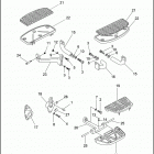 FLHT 1DDL ELECTRA GLIDE STANDARD (1998) FOOTBOARDS