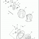 FXSTC 1BKL SOFTAIL CUSTOM (1998) Клаксон
