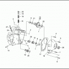 FLHT 1DDL ELECTRA GLIDE STANDARD (1998) CRANKCASE - GEAR SIDE
