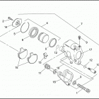 FXD 1GHL DYNA SUPER GLIDE (1998) Передний суппорт