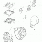 FLHTPI 1FMR ELECTRA GLIDE STANDARD POLICE (1998) CRANKCASES, GEAR COVER, OIL PUMP BODY & ROCKER COVERS