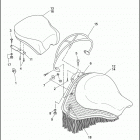 FLSTS 1BRL HERITAGE SPRINGER (1998) SEAT - FLSTS