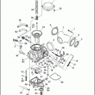FXSTC 1BKL SOFTAIL CUSTOM (1998) Карбюратор