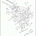 FXD 1GHL DYNA SUPER GLIDE (1998) FRAME & JIFFY STAND