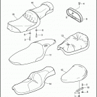 XL1200 1CAP SPORTSTER 1200 (1997) SEATS
