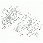 FXD 1GHL DYNA SUPER GLIDE (1997) PRIMARY HOUSING