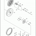 FLHT 1DDL ELECTRA GLIDE STANDARD (1997) Переднее колесо