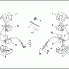 FXSTC 1BKL SOFTAIL CUSTOM (1996) HANDLEBAR SWITCHES - 1996