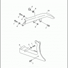 FXSTSB 1BPL SPRINGER SOFTAIL (1997) REAR BELT GUARD