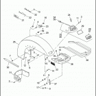 FLHT 1DDL ELECTRA GLIDE STANDARD (1997) Переднее крыло