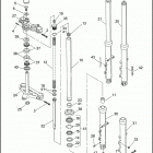 FXD 1GHL DYNA SUPER GLIDE (1997) FRONT FORK - FXD, FXDL & FXDS-CON