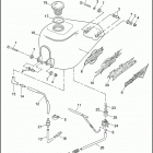 XL1200 1CAP SPORTSTER 1200 (1997) FUEL TANK & TRIM