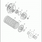 FLHT 1DDL ELECTRA GLIDE STANDARD (1997) Сцепление