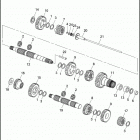 FXSTSB 1BPL SPRINGER SOFTAIL (1997) TRANSMISSION GEARS